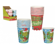 Grinch Paper 9oz Cups 8 Pack