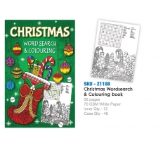 Christmas Word Search And Coloring Book (ZERO VAT)