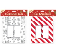 Christmas Cupcake Boxes 2 Pack