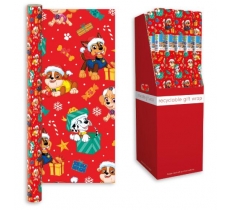 Christmas Paw Patrol Gift Wrapping Paper 2m