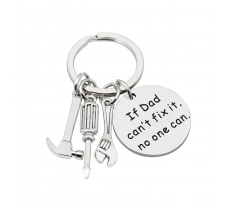 If Dad Can't Fix It No One Can Tool Keyring