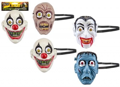 Halloween Pop Out Eyes Horror Masks 4 Assorted