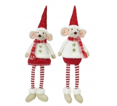 Christmas Festive Mouse Knit Jumper 60cm Dangly