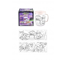 COLOUR IN YOUR OWN SPOOKY HALLOWEEN MUG