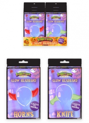 Glow in the Dark Halloween Headband 3-Piece Pack 2