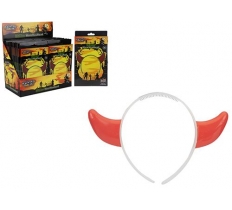 Glow Devil Horn Headband