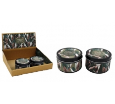 Contemporary Tin Candle