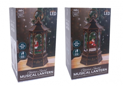 Swirl Musical Lantern USB LED ( Assorted Design )