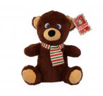 Christmas Bear Plushie (8 in / 20 cm)