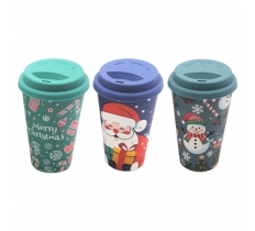Christmas Travel Mug In Box ( Assorted Designs )