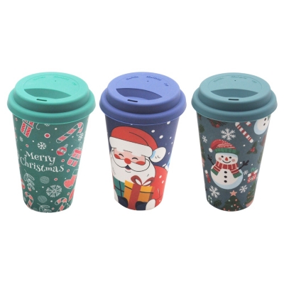Christmas Travel Mug In Box ( Assorted Designs )
