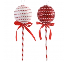 Christmas Hanging Candycane Lollipop 24cm