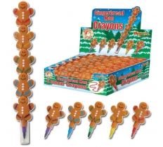 Gingerbread Man Swap Point Crayon 13cm X 36 (27P Each)