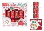 Christmas 6 Festive Feast Frenzy Game 9" Cracker