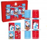 Christmas Crackers 6" X 6 Santa & Friend
