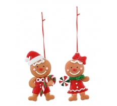 Christmas Gingerbread Man Hanging Decoration