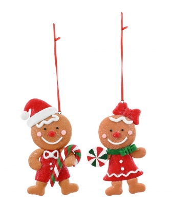 Christmas Gingerbread Man Hanging Decoration