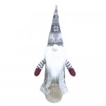 Gonk Grey 50cm Nordic Christmas Candy Jar