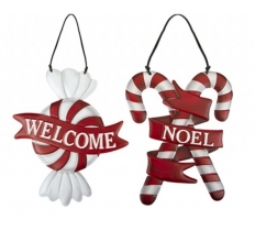Candy Cane Christmas Signs