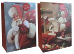 Gift Bag Christmas Trad Santas Jumbo (40.5 X 55.8 X 20.5cm)