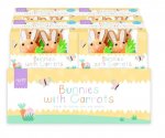 Easter Bunnies with Carrots 6pk