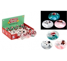 Jingle Bunch Christmas High Bounce LED Flashing Bouncy Ball