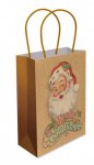 Large Santa Paper Bag With Handle 32X26X11cm