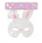 Easter Sequin Bunny Mask