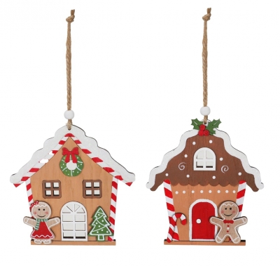 Christmas Gingerbread House Hanging Deco