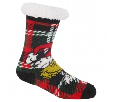 Adults Mens Grinch Lounge Socks ( One Pair )