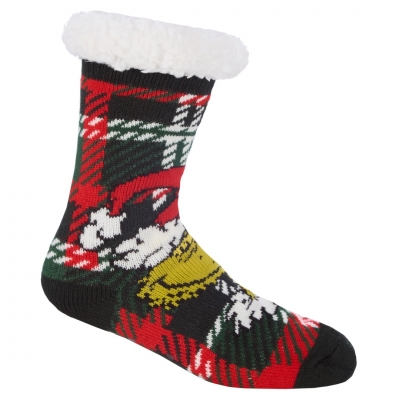 Adults Mens Grinch Lounge Socks ( One Pair )