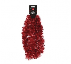 Red Christmas Tinsel 2M