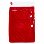 Deluxe Extra Large Plush Santa Sack With Pom Pom 62cm X 97cm