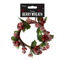 Berry Wreath Decoration 12cm X 12cm X 4cm