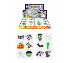 MINI HALLOWEEN 4CM TATTOOS X 96 (9p Each)