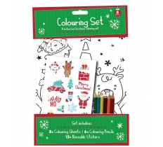 Christmas Colouring Set