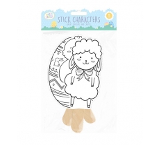 Easter Stick Characters 5pk