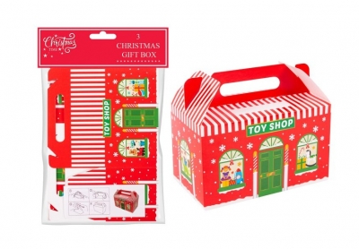 3 Toy Shop Treat Boxes