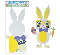MAKE YOUR OWN FOAM EASTER BUNNY KIT 20X15CM