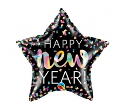 20" New Year Star Iridescent