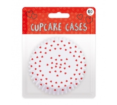 Valentine's Printed Cupcake Cases 60pk