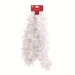Christmas Chunky White Tinsel 2m
