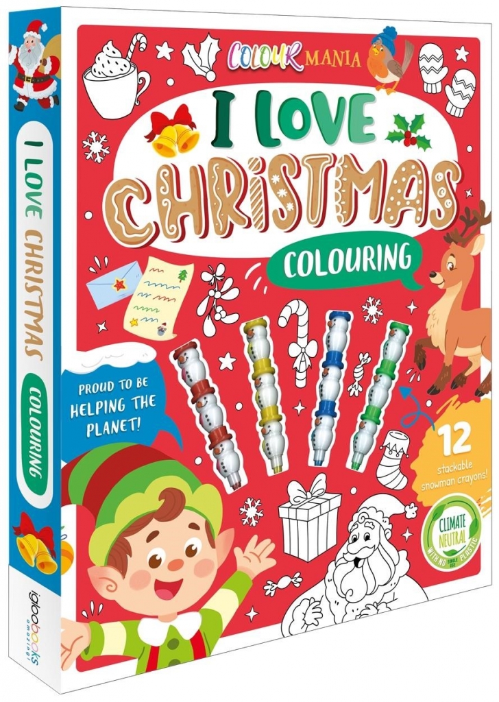 I Love Christmas Colouring - Click Image to Close