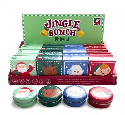 Jingle Bunch Christmas Lip Balm in a Tin