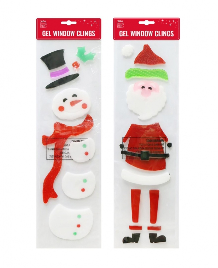 Christmas Gel Window Cling 50cm - Click Image to Close