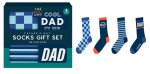 Father's Day Dad socks Gift Set 4PK
