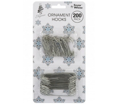 Christmas Ornament Hooks 200 Pack