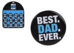 Fathers Day Best Dad Ever Magnet 5cm