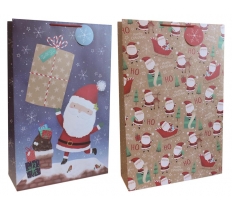 Gift Bag Christmas Santa/Santa Pattern Super Jum (46.5 X 70 X 16
