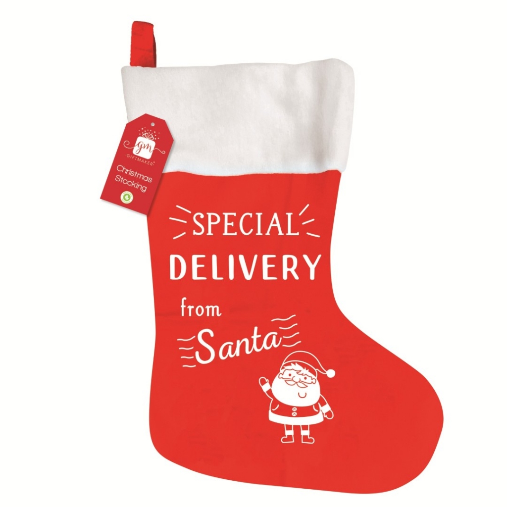 Christmas Stocking Non Woven Special Delivery - Click Image to Close